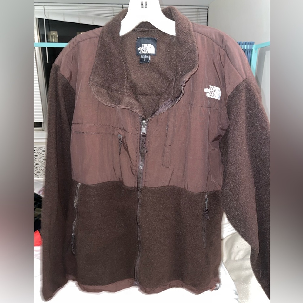 Navy brown North Face
